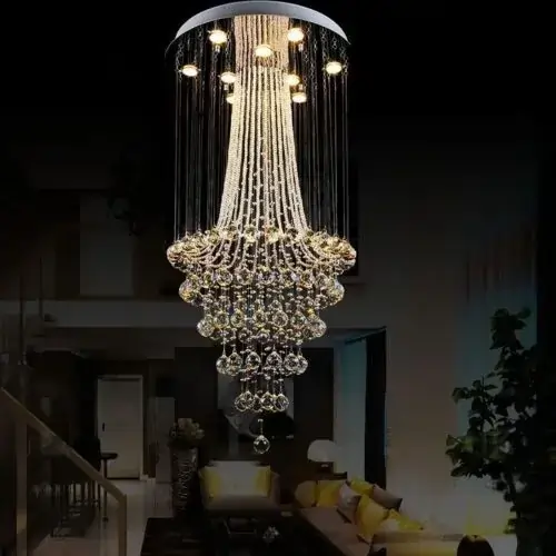 Buy Dewdrop K9 Crystal Chandelier Online Delhi