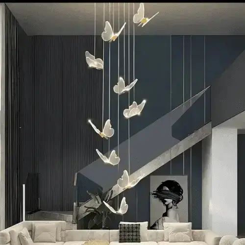 Buy Butterfly Dreams Acrylic Chandelier online India